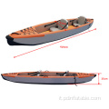 Canoa gonfiabile PVC pieghevole kayak barca pesca kayak